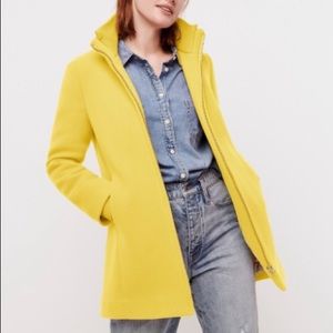 💛 J CREW LODGE COAT IN ITALIAN STADIUM CLOTH WOOL💛